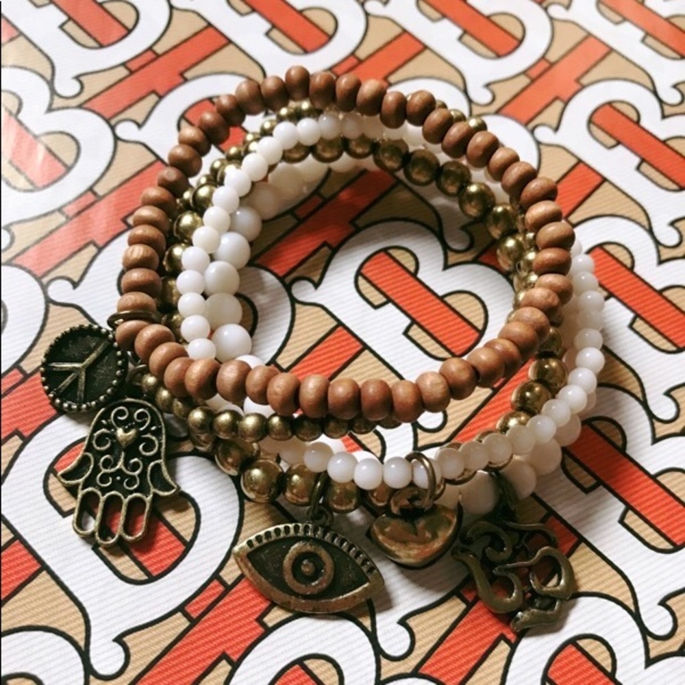 Beaded Charm Bracelets